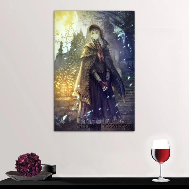 Bloodborne Game Poster High Quality Wall Art Canvas Posters Decoration Art Personalized Gift Modern Family - Bloodborne Store